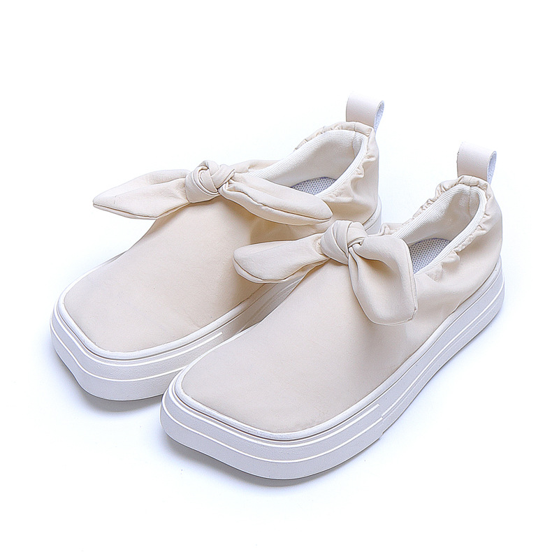 

Children Butterfly-Knot Slip-On Sports Shoes Kids Girls Autumn Soft Breathable Fashion Sneakers Casual Shoes Size 26-37, Black