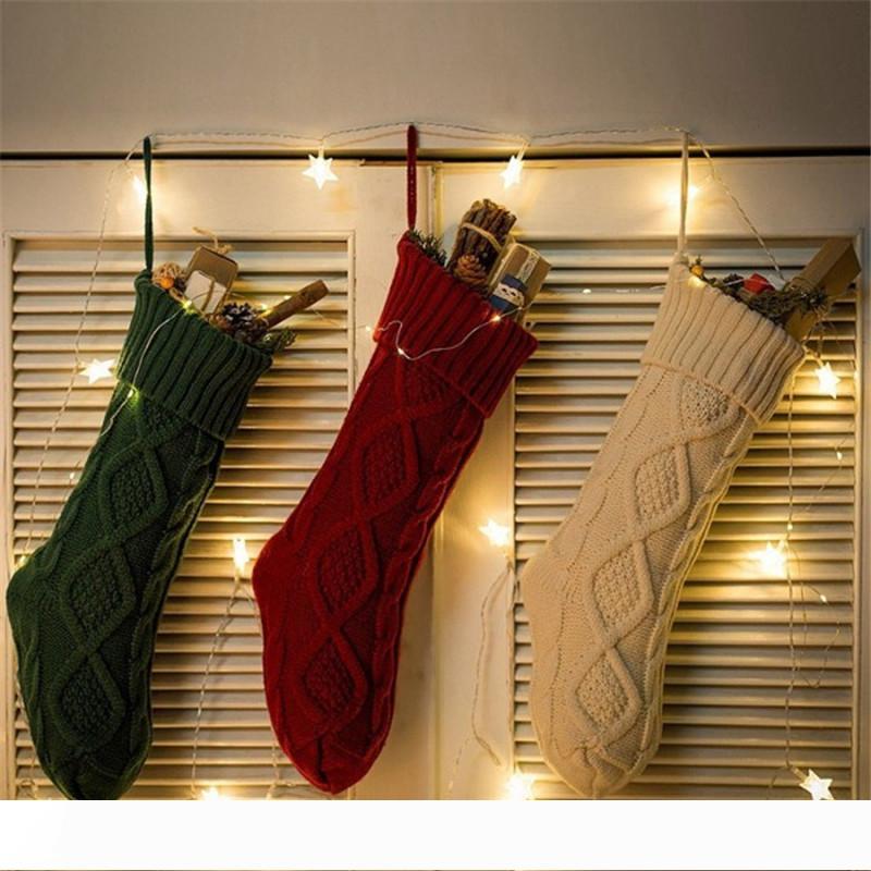 Natale Pet Paw modello Calze panno camino sospeso calza di Natale Home Decor Natale Pet Paw modello Calze panno camino sospeso calza di Natale Home Decor