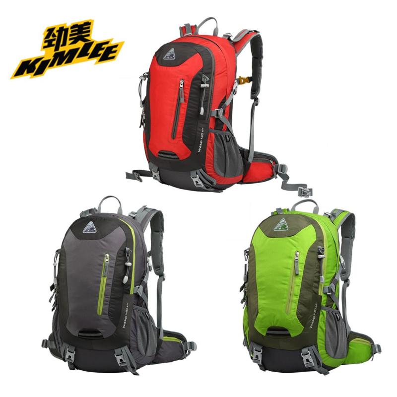 

Portable Waterproof Mountaineering Backpack Breathable Back Support Multifunctional Large Capacity Bag For Outdoor Sports, Red color