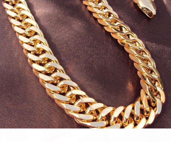 huge gold chain necklace