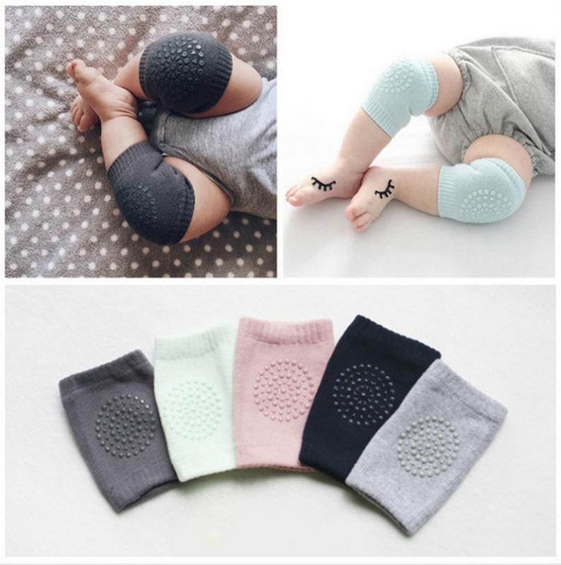 

1 Pair Baby Knee Pad Kids Safety Crawling Elbow Cushion Infant Toddlers Baby Leg Warmer Kneecap Support Protector 0-18 Months, B-pink