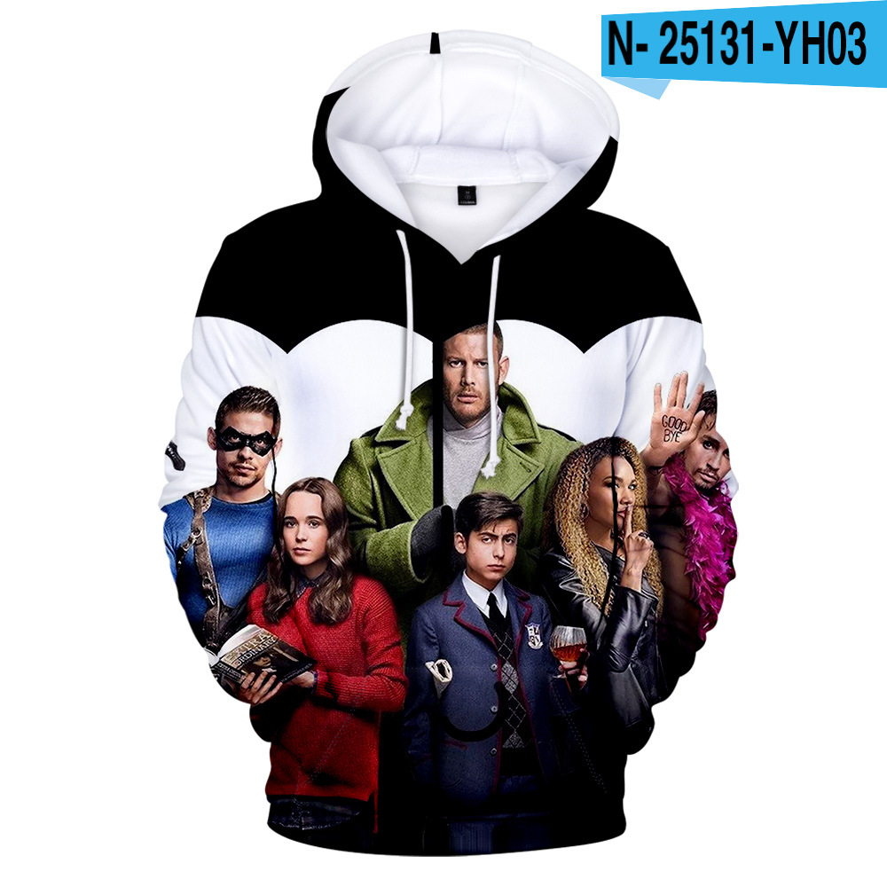 Compra The Umbrella Academy Cosplay Costume Cha Klaus Diego Vanya Lutero  Allison 3D Imprimir Funny Hoodie Hombres Mujeres Casual Sudadera Barato |  Entrega Rápida Y Calidad | Es.Dhgate