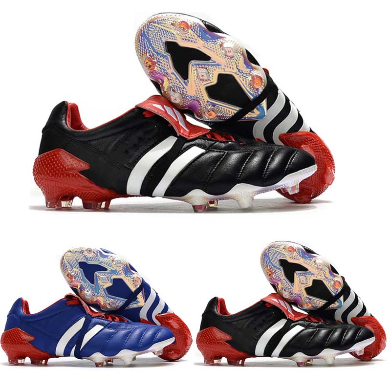 

2020 top quality mens soccer shoes Predator 20+ Mutator Mania Tormentor FG soccer cleats Predator 20 football boots botas de futbol new, Black