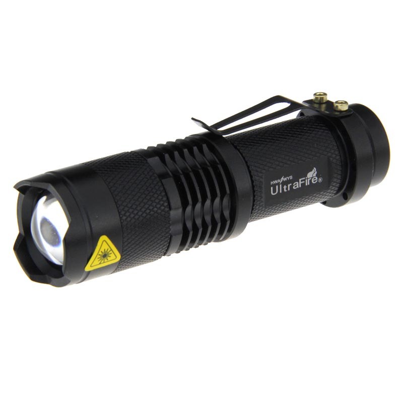 

Ultrafire Mini LED / 14500 Zoom Torch Lantern Hunting Outdoor Aluminum LUZ Bulb