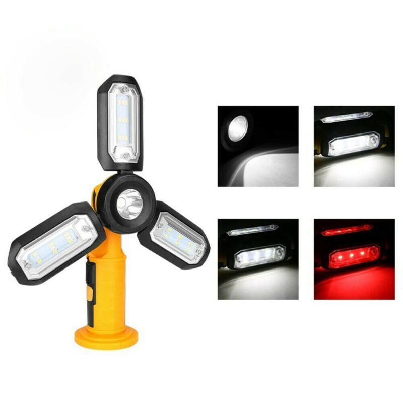 

Foldable COB LED Work Light 18650 Inspection Lamp usb Rechargeable 360° Floodlight Garage Workshop Light Camping Lantern