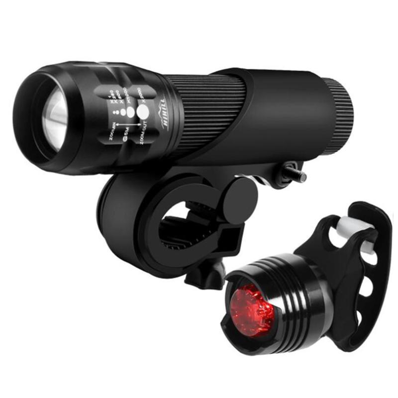 

Bicycle Light LED Cycling Front Light LED Bike Lamp Safety Waterproof With Taillight Ride Accessories X199D
