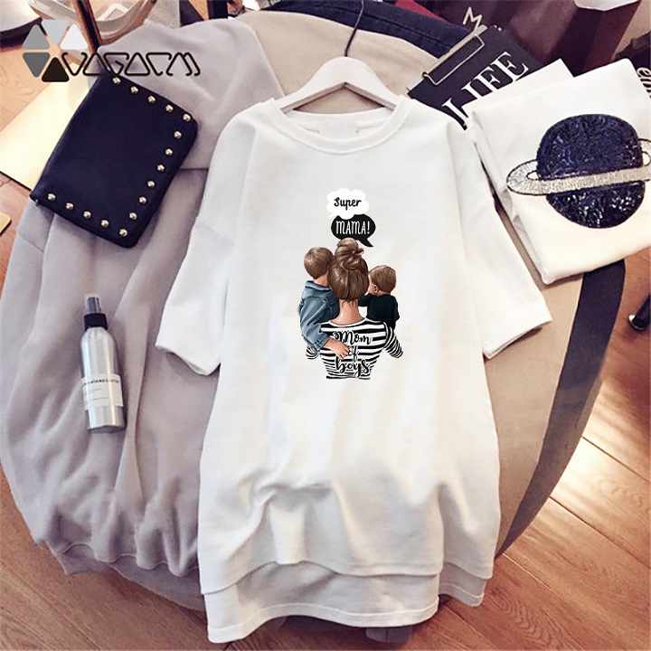 

Girls Mini Dresses Casual Style Designer Cartoon Print Women Pencil Dress Summer Flora Printed Dress Short Sleeve Breathable Plus Size, White