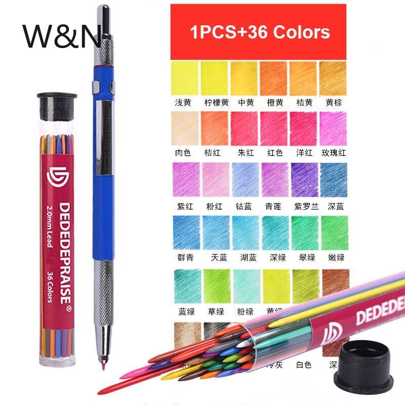 1box 0.5mm Colored Mechanical Pencil Refill Lead Erasable Student Stationary SPU 1box 0.5mm Colored Mechanical Pencil Refill Lead Erasable Student Stationary SPU