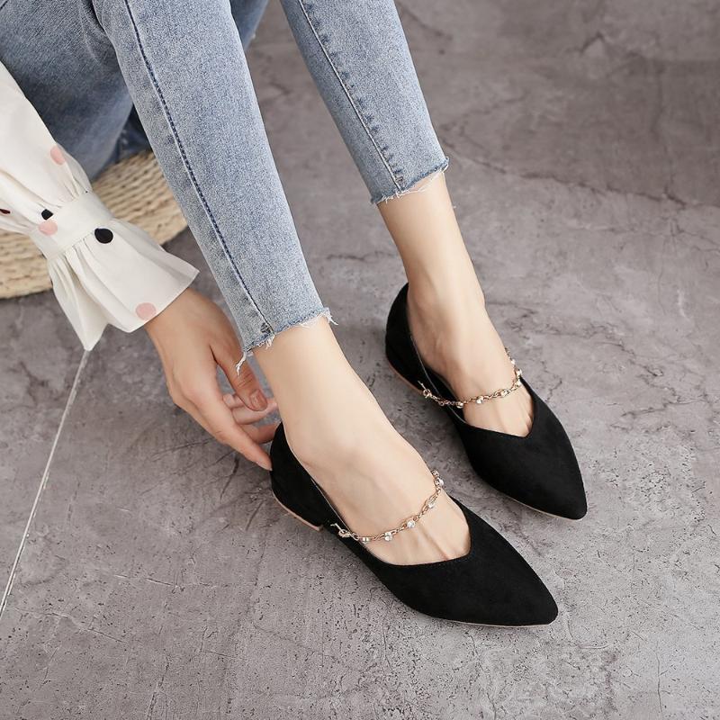 comfortable pointed flats
