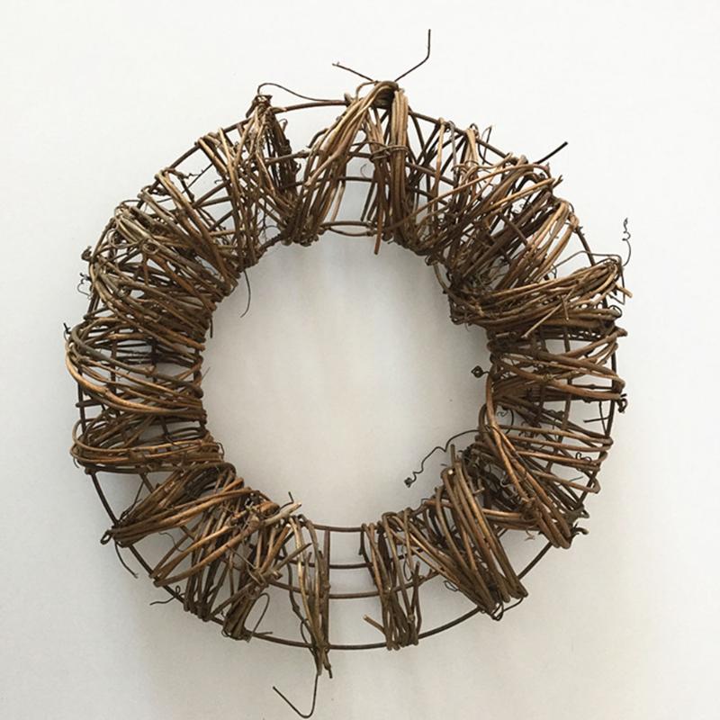 

Wedding Decoration Wreath Natural Rattan Wreath Garland DIY Crafts Decor For Home Door Grand Tree Wedding Gift Party Ornament, Deep pink