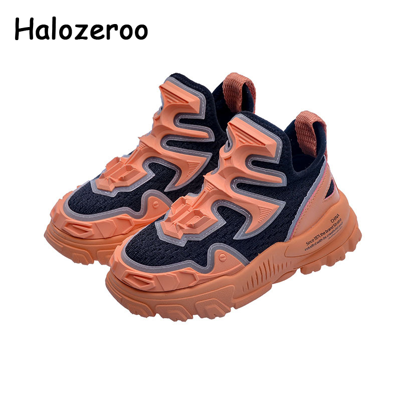 

Autumn Kids Sport Sneakers Baby Girls Mesh High Top Shoes Children Brand Casual Sneakers Toddler Girls Slip On Trainers, Black