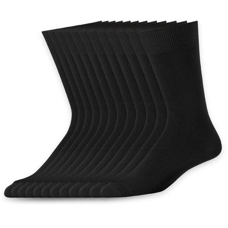 

Mens Classic Dress Socks Casual Formal Business Work Cotton Crew Socks(3/6/12 Pack) Ship From US, 3 pack