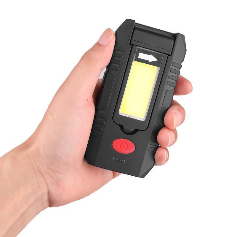 

Portable COB LED Work Light Folding Rotatable USB Charging with Hanging Hook