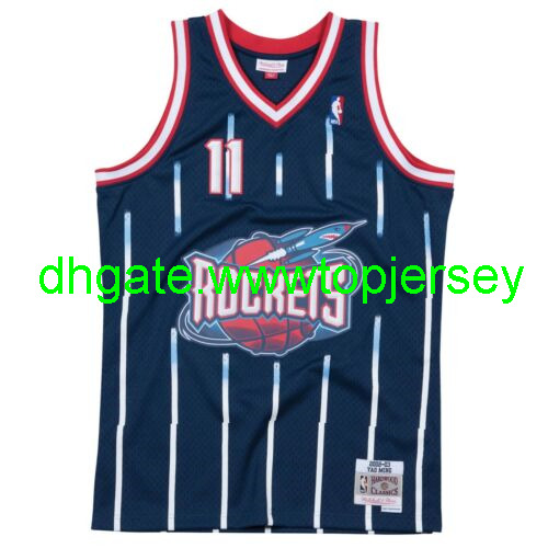 

Cheap Yao Ming #11 Mitchell & Ness Navy 2002-03 Jersey Throwbacks Vest Stitched basketball jerseys, Blue