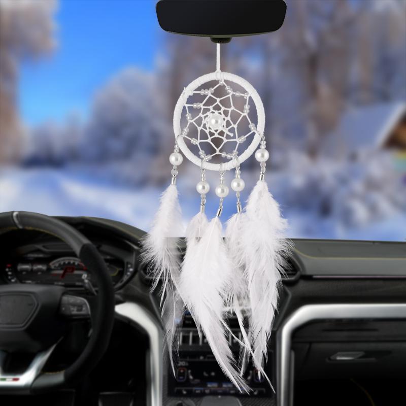 

Bemost Car Pendant Dream Catcher Wind Chimes Feather Decoration Home Decor & Wall Hanging Adornment Handmade Dreamcatcher Gifts