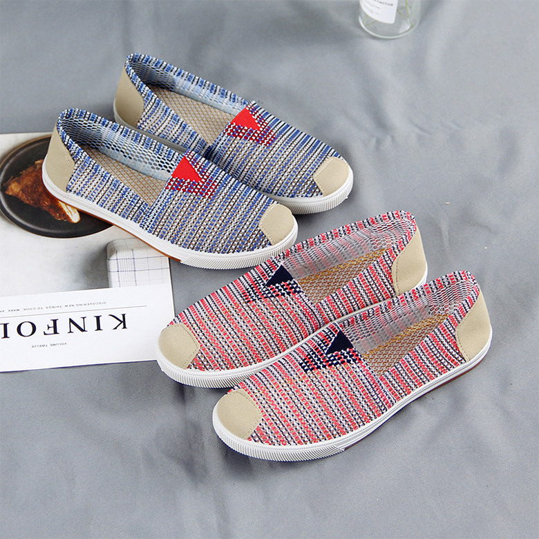 

Shoes Women's Summer 2020 Mesh Fashion Casual Sandals Female Cloth Shoes Breathable Women's Mom, Red