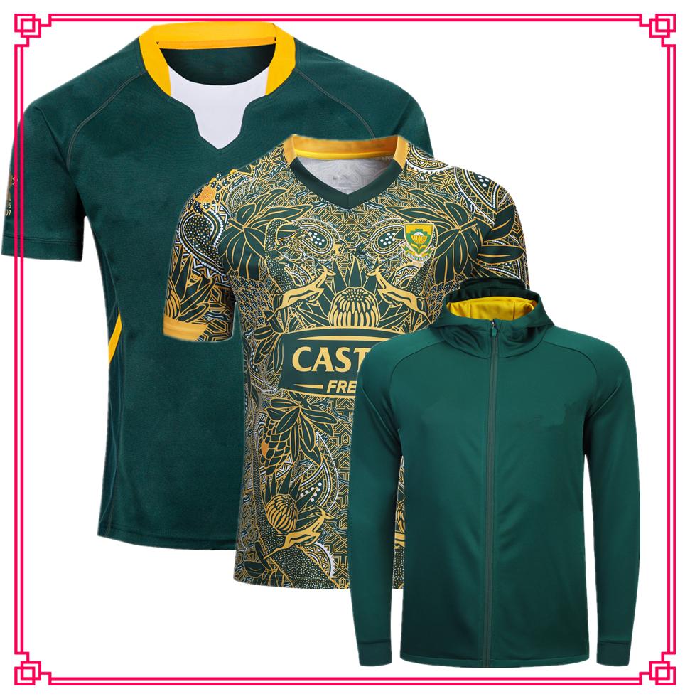 

Hot sales 100th Anniversary Commemorative Edition Jersey Jacket shirt 2020 national team HOME away 7S rugby jersey EMS free shipping, Champagne
