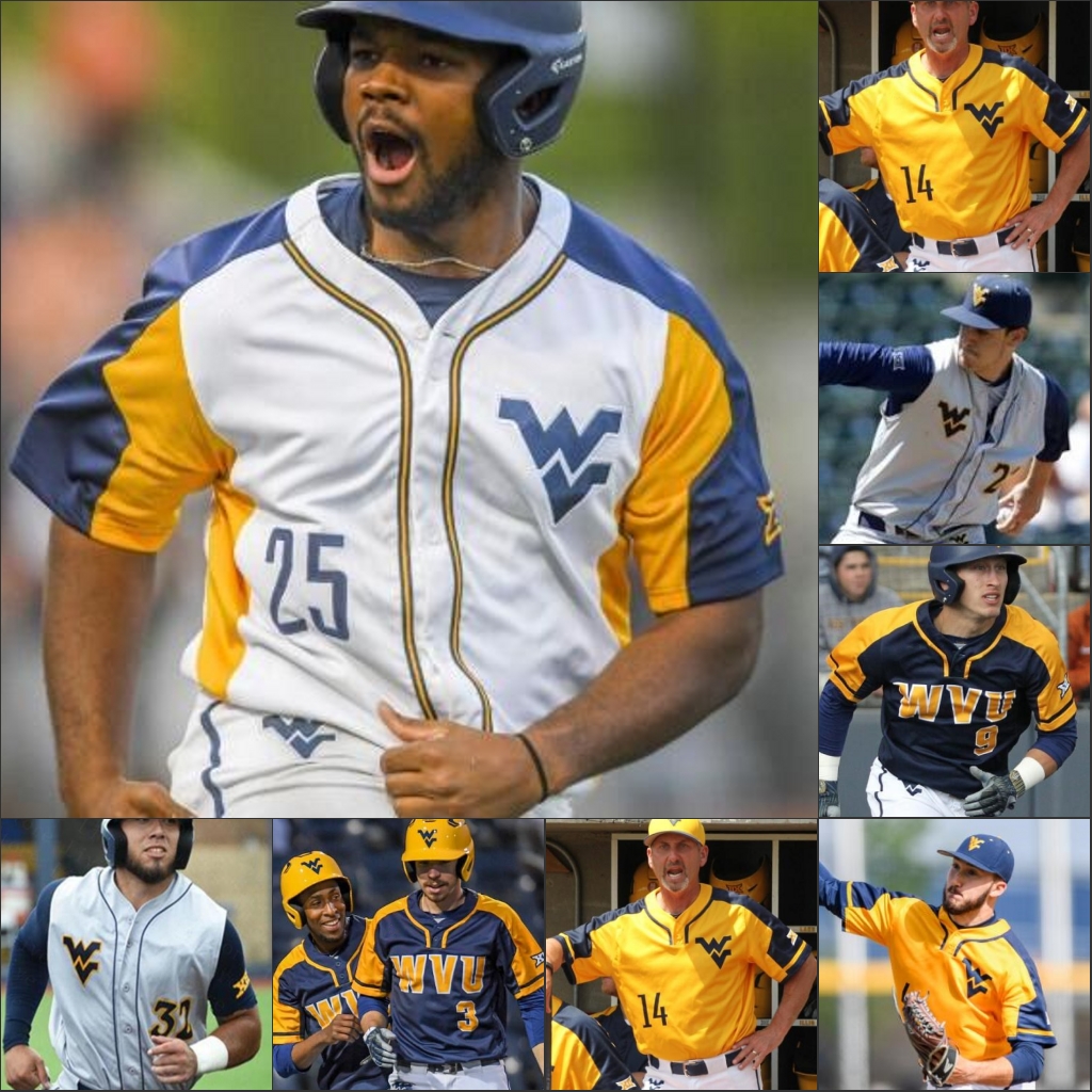 

Custom West Virginia Mountaineers Baseball stitched Jersey 5 Kade Strowd 47 Alek Manoah 25 Marques Inman 32 Ivan Gonzalez WVU Jerseys, Gray