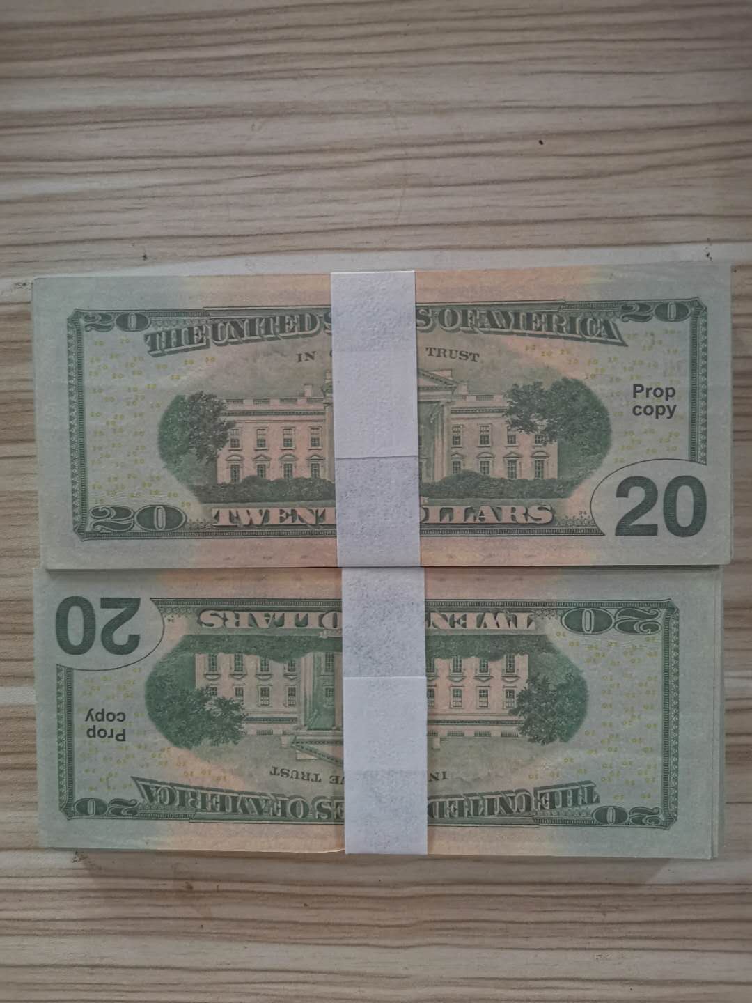 

Bar prop faux billet 20 USA dollar fake Nightculb movie play money party children's toys 100pcs/pack 06