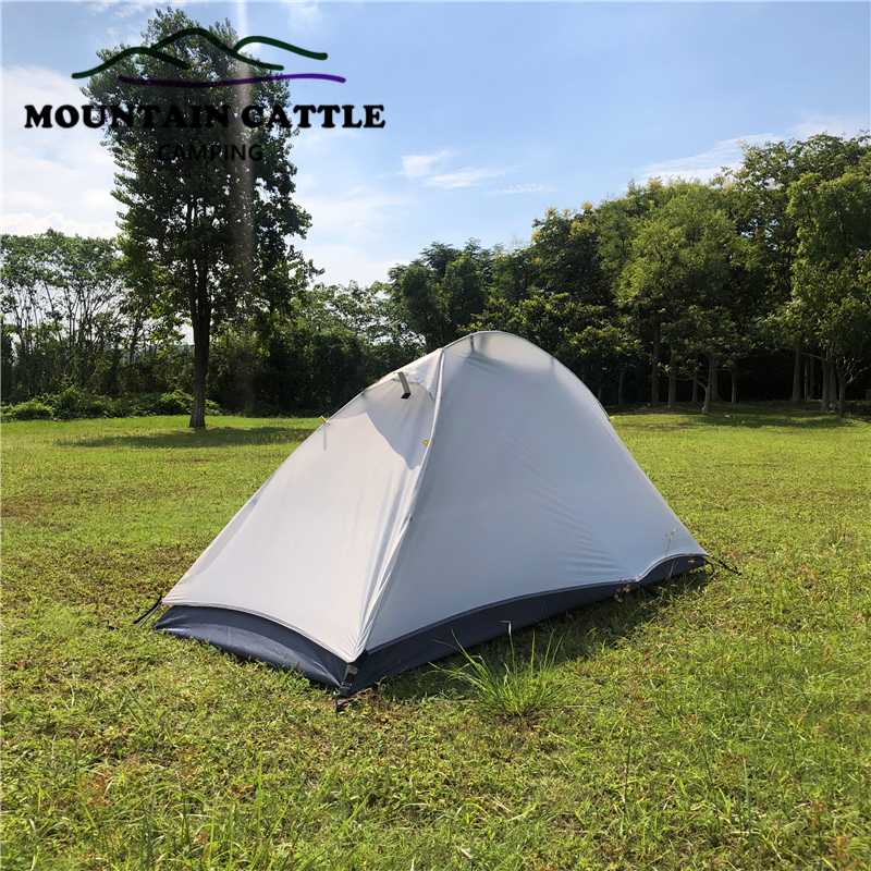 

Ultralight 1 Person Camping Tent Outdoor Backpacking Trekking Hiking Cycling Single Tents Waterproof PU3000 Weight 1.45KG