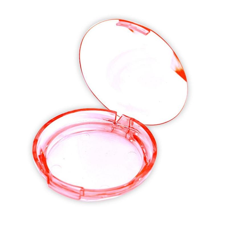 

1pc Acrylic Crystal Round Magnetic Lashes Boxes Clear Eyelash Storage Container Eyelashes Packaging Box Case