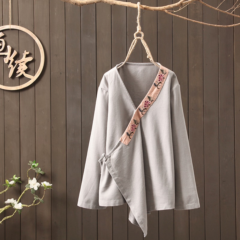 

Chinese Tops Camisa China Mujer Modern Chinese Style cheongsam Blouse Retro Qipao Shirt Traditional Clothing Tops 10445
