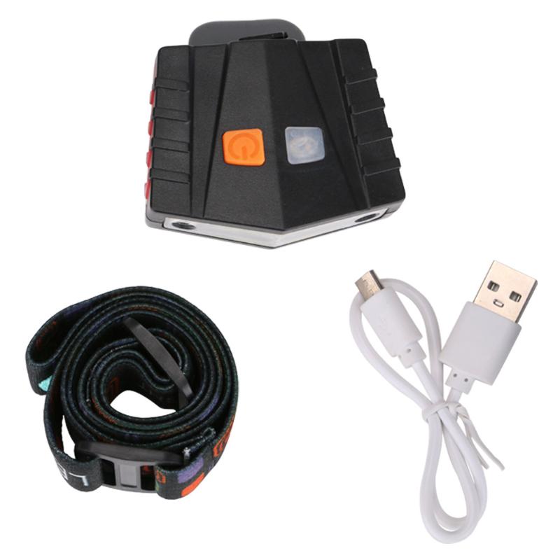 

Energy Saving Lantern Durable Clip On Cap Light USB Charging COB LED Touch Sensor Convenient Head Torch Headlamp Clip Hat