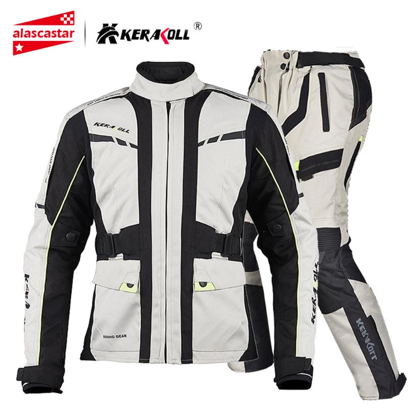 

KERAKOLL Motorcycle Jacket Winter Men Jaqueta Motociclista Waterproof Moto Motocross Jacket Reflection Motorbike Riding