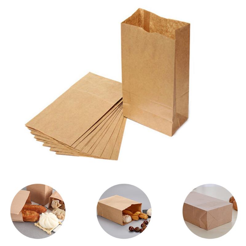 

20pcs Kraft Paper Bags Small Gift Bags Sandwich Bread Party Wedding Supplies Wrapping Gift Takeout Take Out