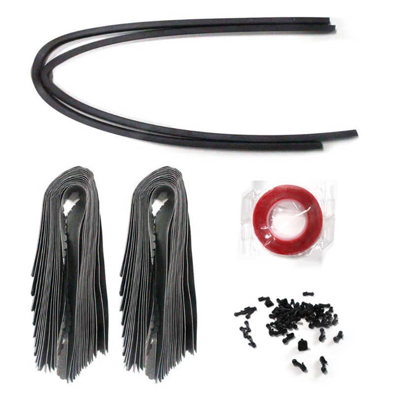 

2Pcs Back Car Sunshades Curtains UV Rays Protection Window Blind Drape Shield Fixed with Magnetic Strip Vehicle Car Accessories