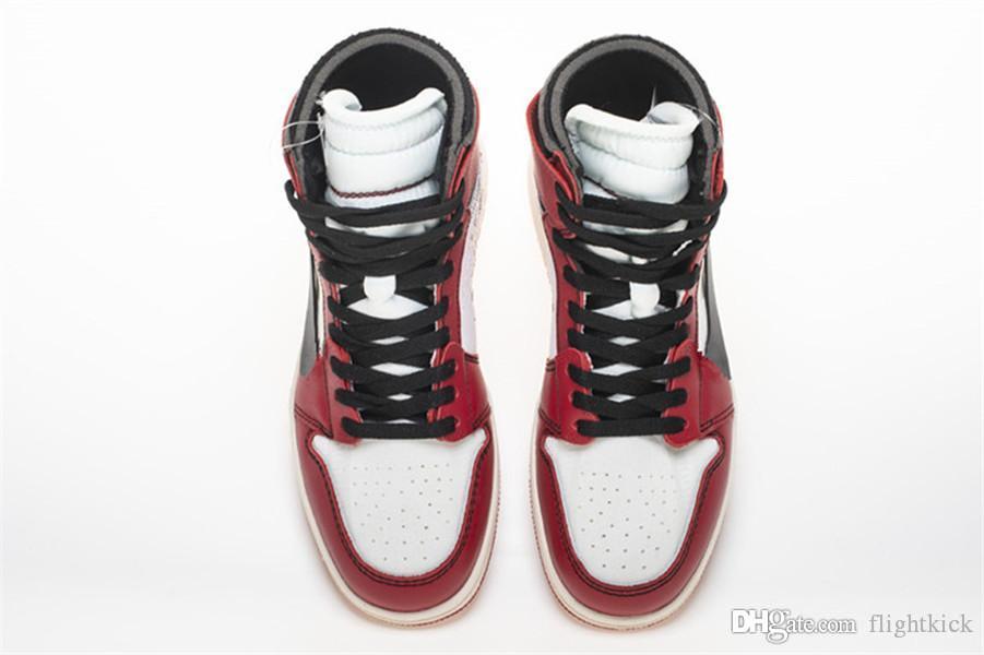 

With Box 1 Off Shoes High OG ASG UNC Powder Zapatos Blue white Chicago red 1S OW Men Designer Casual Shoes, Color-1
