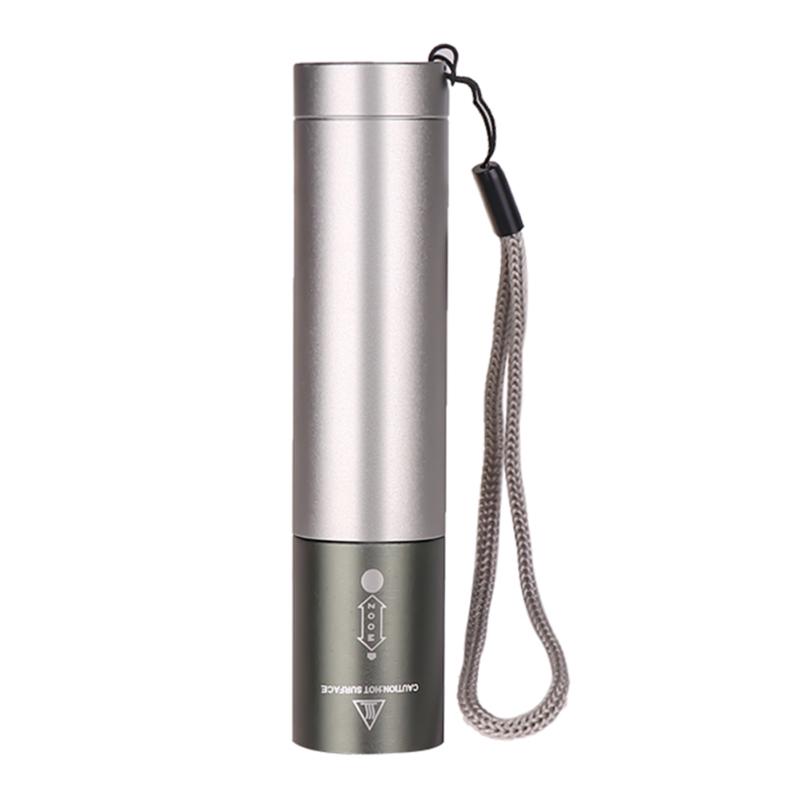 

Built-in 18650 1200mAh 3-Modes Zoomable Micro USB Charge Light Lamp Torch Handheld Aluminum