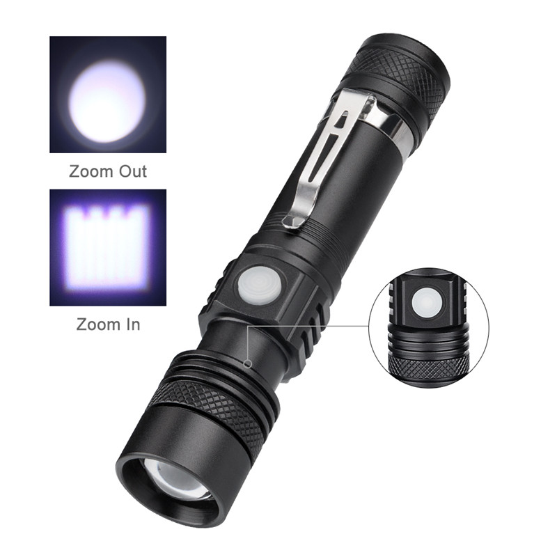 

Drop Shipping Portable mini XML-T6 L2 V6 Led ZOOM Torch bicycle light Zooming Tactical