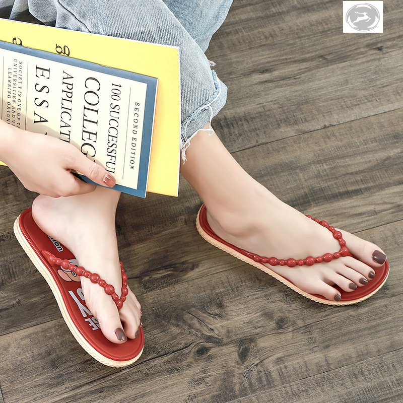 

Wear-Resistant Fashion Slippers Cool Slippers Summer Indoor Non-Slip Flip-flops Household Women's Bathroom Beach Shoes, Blue