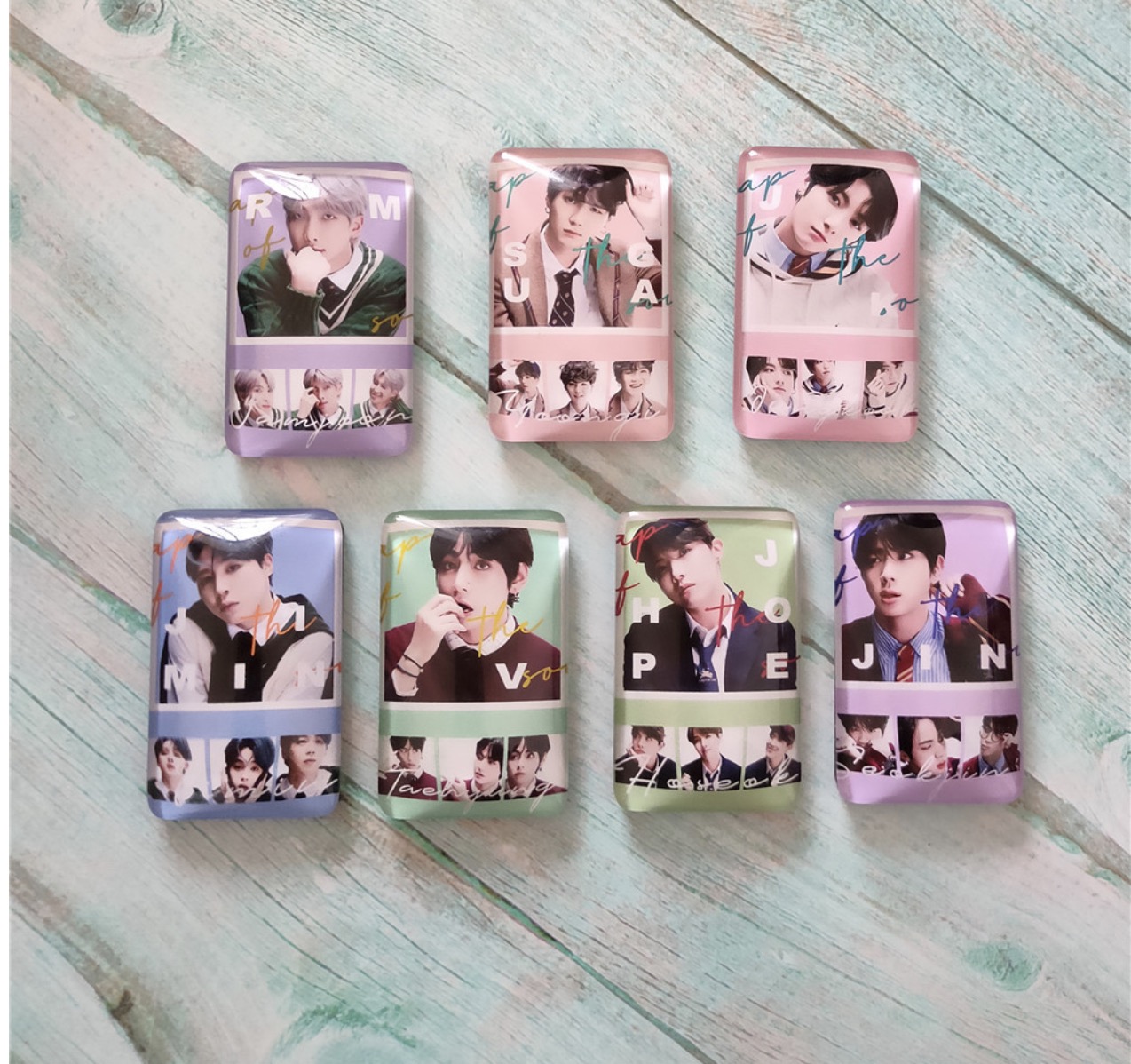 

14pcs/lot free shipping bts same style Refrigerator magnets