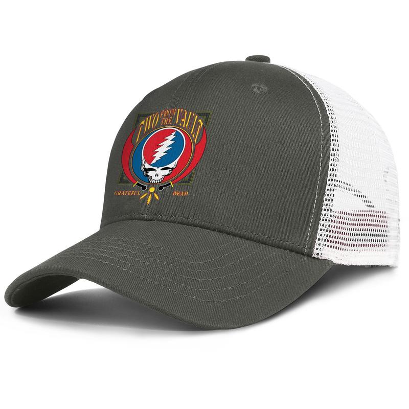 

Grateful-discography-Dead-CD-Two from the Vault mens and womens adjustable trucker meshcap designer fashion baseball team trendy Camo, Blue;gray