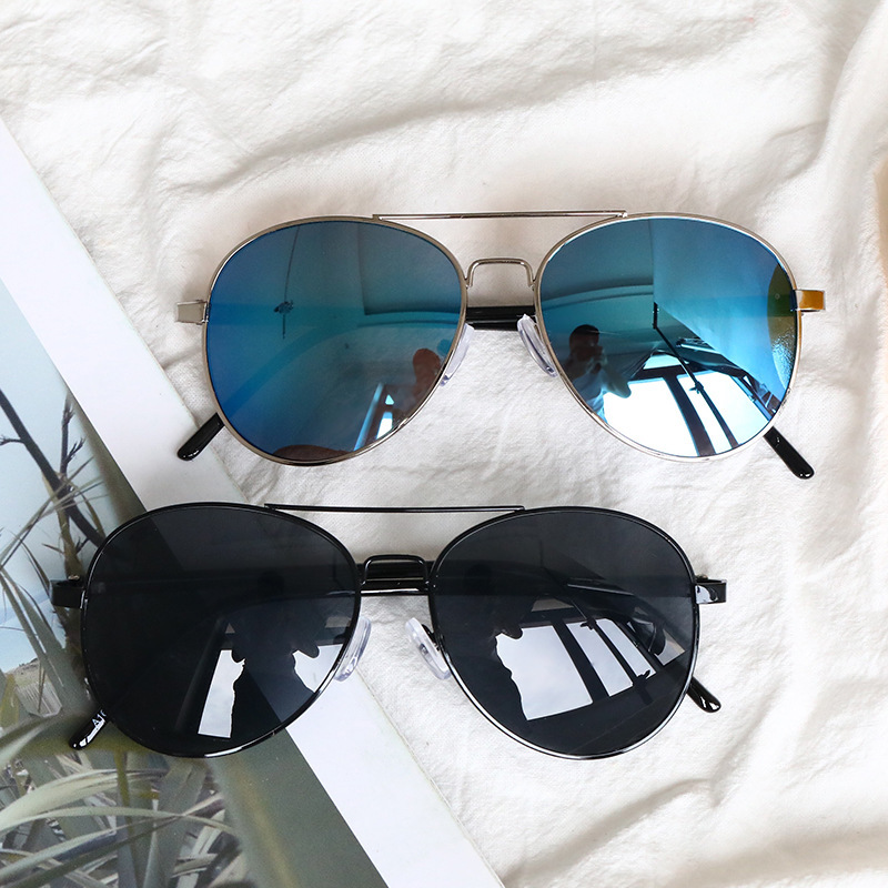 

running distance toad glasses a16 metal running type anti ultraviolet glasses children's color film Sunglasses