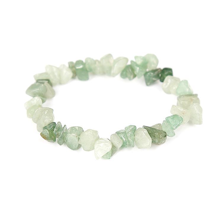 Natural crystal stone bracelet Various colors Natural colorful gravel Fashion decoration Mix of different kinds of stones beautiful lot-image-561762701