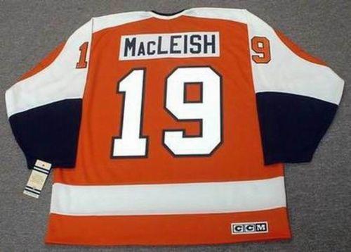 

Men Women Youth RICK MacLEISH Philadelphia Flyers 1974 CCM Vintage Away Hockey Jersey Stitched Top-quality Any Name Any Number Goalie Cut, Black;red