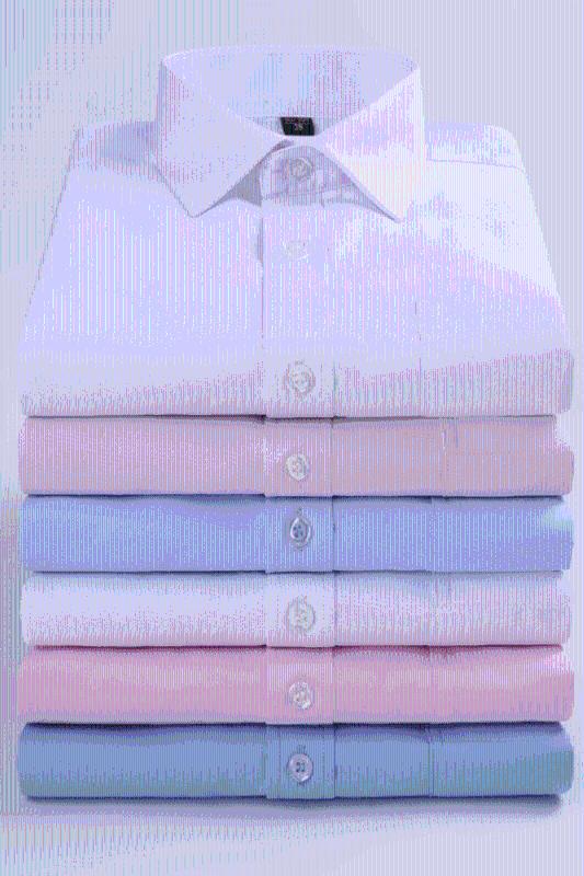 

Four seasons solid color plus size men' casual fashion long sleeve shirt, comfortable anti-pilling and anti-fading shirt, Ivory