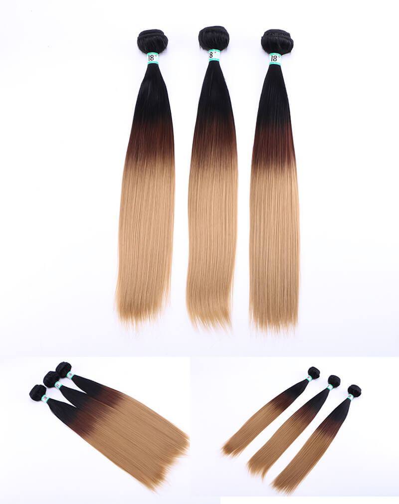 

factory Synthetic hair extension peruvian hair extensions bundles braiding hair straight for black women high quality various style