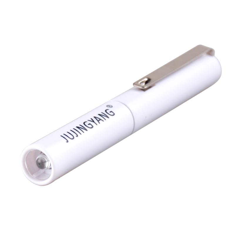 

Portable LED mini Pocket Torch Light 2 * Powered Yellow Warm Pen Light