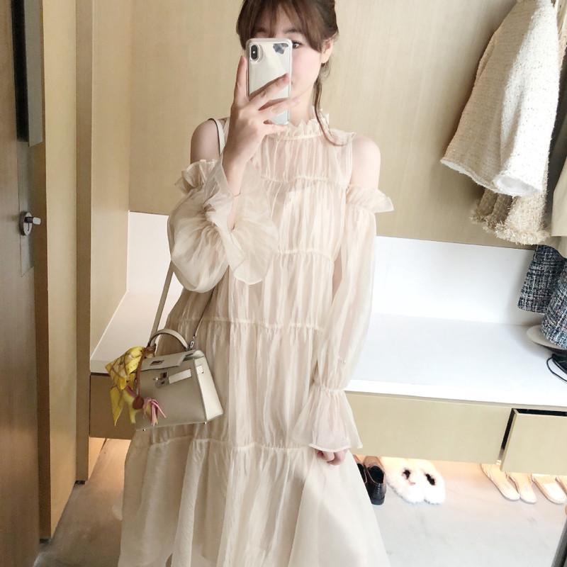 

Super fairy dress ~ 2020 summer summer Xuan elegant wind fairy ins female French dress outfit, See chart