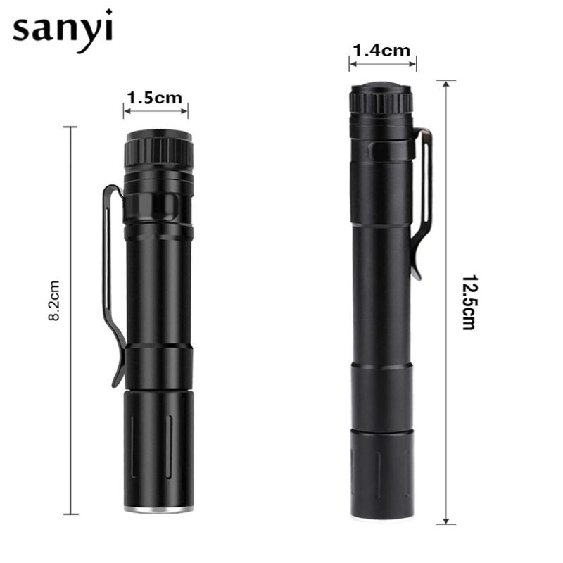 

Portable Mini LED Torch XPE Flash Light 2000LM Hunting Camping Lamp By 2xAAA battery Lighting Pen Light