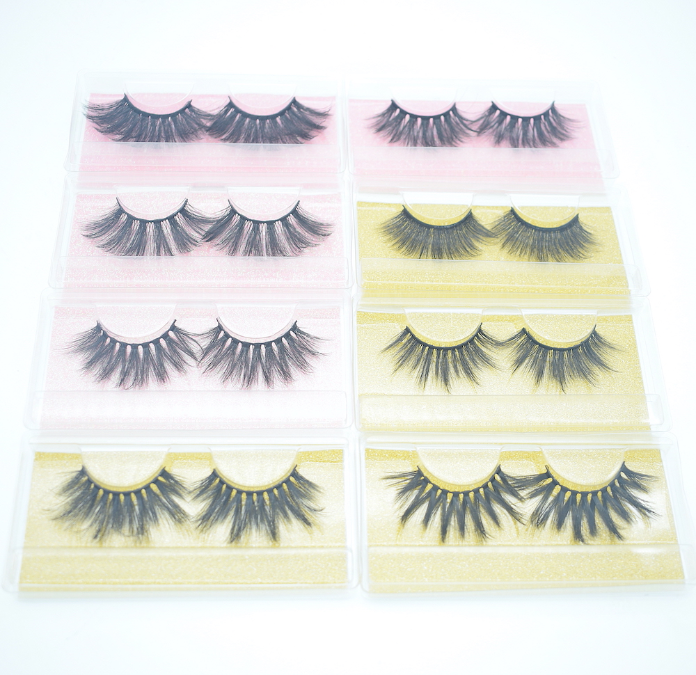 

8 styles 5D 20-25mm 3D Mink Eyelashes Eye makeup Mink False lashes Soft Natural Thick Fake Eyelashes 5D Eye Lashes Extension free DHL
