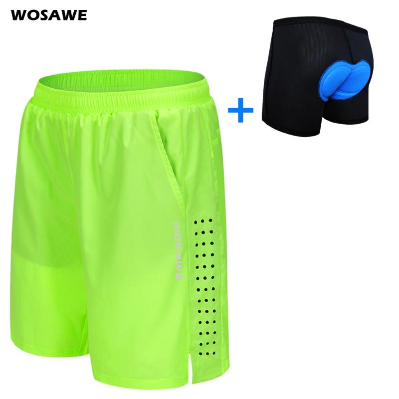 

WOSAWE Men's Cycling Shorts Loose Fit Bike Shorts Outdoor Sports Bicycle Short Pants Mountain Water Resistant -3XL