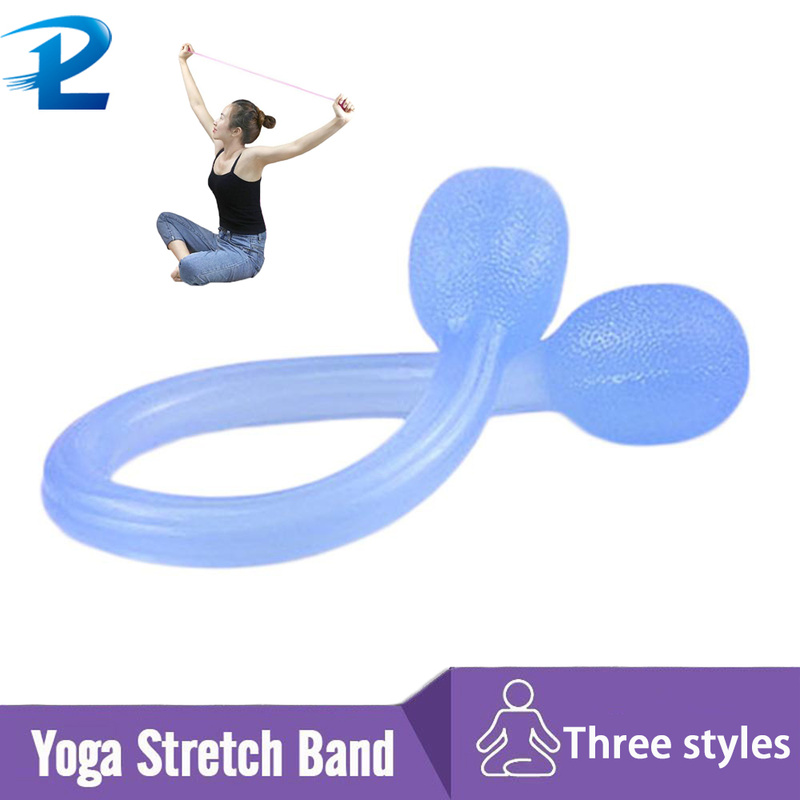 

1PCS yoga belt belt yoga health supplies pull rope pull device chest expander Pilates fitness auxiliary equipment tool, Pink