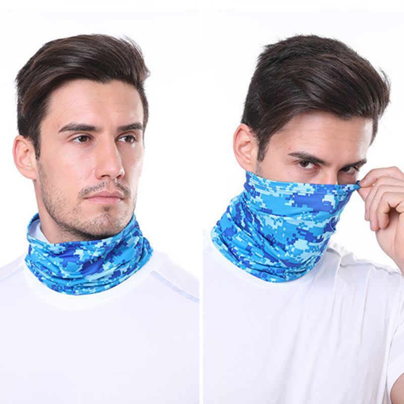 

Multifunctional Sports Mask Cycling Outdoor Protective Bib Magic Headband Bandana Men's Scarf Snood Women Versatility Mask, Qh