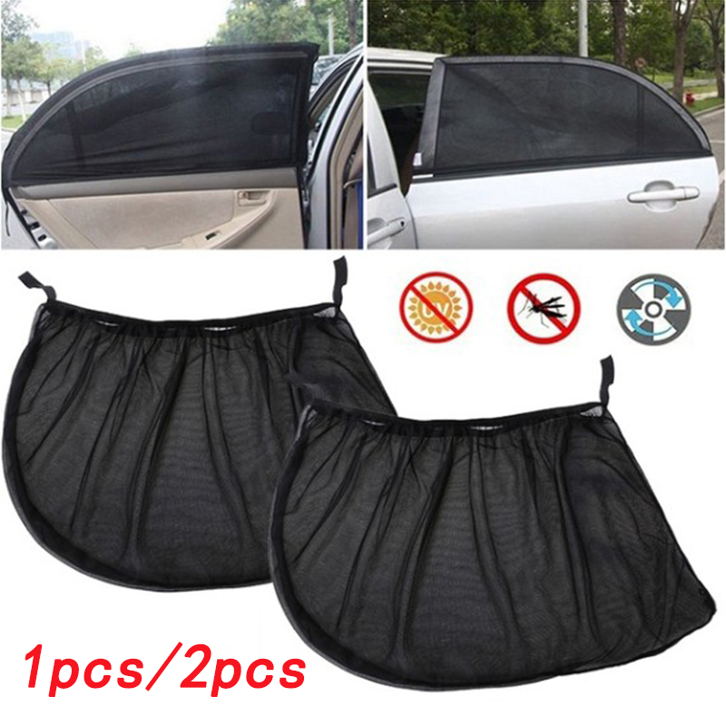 

Car curtains sunshade side Windows car curtains used for sun protection, heat insulation, ventilation and mosquito proof window