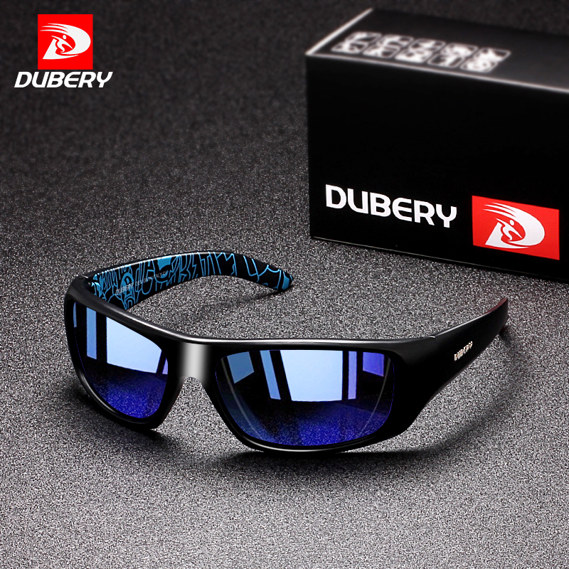 

DUBERY Sports Style Sunglasses Men Polarized Driving Night Vision Lens Sun Glasses Travel Goggles Shades Male Gafas de sol G22